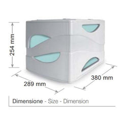 CASSETTIERA SMILE - GRIGIO