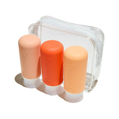 MUITOMAS - Set flaconcini da viaggio peach fuzz