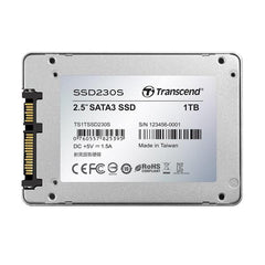 TS1TSSD230S - SSD 2.5" da 1TB, SATA3, 3D TLC