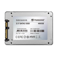 TS480GSSD220S - SSD 2.5" 480GB, SATA3, 3D TLC
