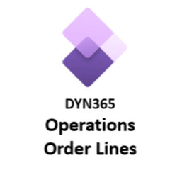 DYNAMICS 365 OPERAT ORDER LINES
