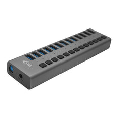 HUB USB-A 3.0 a 13 porte USB A + Alimentatore 60 W