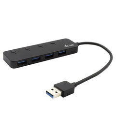 HUB USB-A 3.2 a 4 Porte USB A 3.2 Gen 1 (BC 1.2) con On/Off singola porta