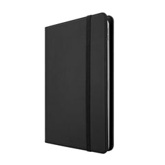 UNIMAGTAB - Custodia universale a libro di colore nero in pelle sintetica magnetica compatibile con i Tablet fino a 11" dimensione display