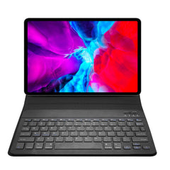 UNIMAGTPRO - Custodia universale a libro magnetica di colore nero con Tastiera Wireless magnetica compatibile con i Tablet fino a 11" dimensione display