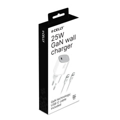 UPTC1USBC25WCTC - 25W GaN Wall Charger + USB-C to USB-C cable [UPTC COLLECTION]