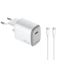UPTC1USBC45WCTC - 45W GaN Wall Charger + USB-C to USB-C cable [UPTC COLLECTION]