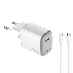 UPTC1USBC45WCTC - 45W GaN Wall Charger + USB-C to USB-C cable [UPTC COLLECTION]