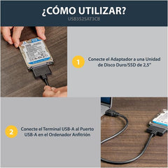 Cavo HDD USB 3.0 a SATA 2.5"