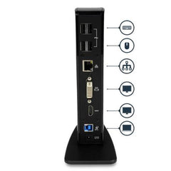 DOCKING STATION USB 3.0 a doppio monitor HDMI DVI