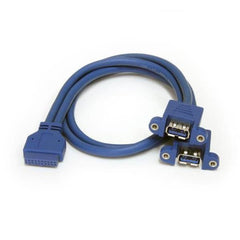 Cavo pannello USB 3.0 a 2 porte F/F