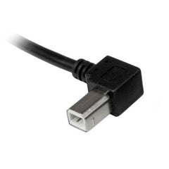 Cavo USB 2.0 A a B angolare sinistro 1m