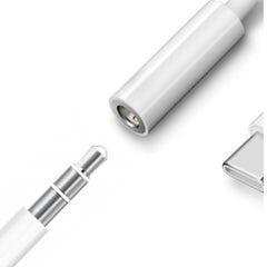 USBCJACKADAPT - Adattatore per cuffie, porta jack 3,5mm a porta USB-C