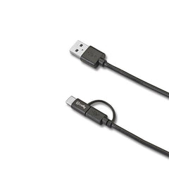USBCMICRO - Cavo USB-A a Micro Usb, adattatore con porta USB-C, lunghezza cavo 1 metro, potenza massima 15 Watt
