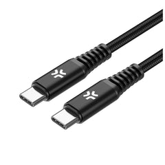 USBCUSBC100W - Cavo USB-C a USB-C, lunghezza 2 metri, potenza massima 100 Watt, Power Delivery, materiale nylon [POWER DELIVERY]