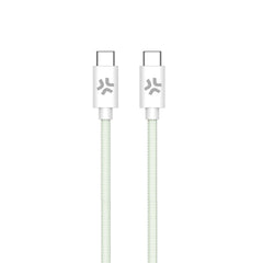 USBCUSBCCOTT - Cavo USB-C a USB-C, lunghezza 1.5 metri, potenza massima 60 Watt, realizzato in tessuto intrecciato [POWER DELIVERY]