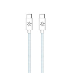USBCUSBCCOTT - Cavo USB-C a USB-C, lunghezza 1.5 metri, potenza massima 60 Watt, realizzato in tessuto intrecciato [POWER DELIVERY]