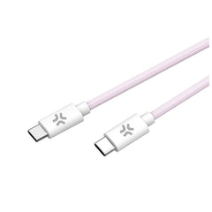USBCUSBCCOTT - Cavo USB-C a USB-C, lunghezza 1.5 metri, potenza massima 60 Watt, realizzato in tessuto intrecciato [POWER DELIVERY]