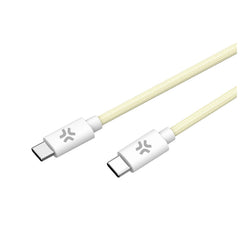 USBCUSBCCOTT - Cavo USB-C a USB-C, lunghezza 1.5 metri, potenza massima 60 Watt, realizzato in tessuto intrecciato [POWER DELIVERY]