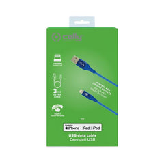 USBLIGHTCOL3M - Cavo USB-A a Lightning, lunghezza 3 metri, potenza massima 12 Watt, Certificazione "MFI"