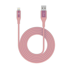 USBLIGHTCOL3M - Cavo USB-A a Lightning, lunghezza 3 metri, potenza massima 12 Watt, Certificazione "MFI"