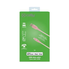 USBLIGHTCOL3M - Cavo USB-A a Lightning, lunghezza 3 metri, potenza massima 12 Watt, Certificazione "MFI"