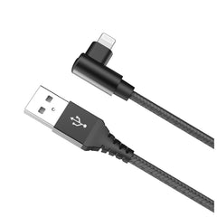 USBLIGHTLSH - Cavo USB-A a Lightning, lunghezza 1 metro, potenza massima 12 Watt, Certificazione "MFI". connettore a L