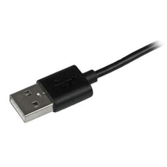 Cavo connettore ad angolo lightning a 8 pin Apple a USB nero da 1 m