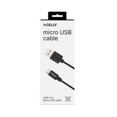 USBMICRO - Cavo USB-A a Micro Usb, lunghezza 1 metro, potenza massima 12 Watt