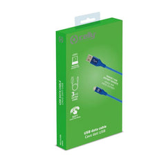 USBMICROCOL3M - Cavo USB-A a Micro Usb, lunghezza 3 metri, potenza massima 12 Watt