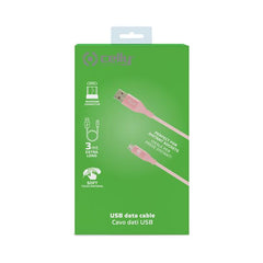 USBMICROCOL3M - Cavo USB-A a Micro Usb, lunghezza 3 metri, potenza massima 12 Watt