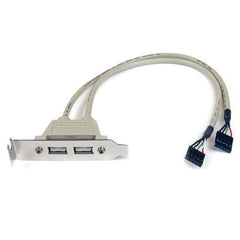 Adattatore piastra slot USB A femmina 2 porte