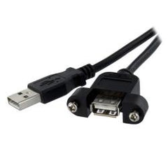 Prolunga USB 2.0 montaggio a pannello