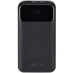 Battery Bank (10000 mAh) 22,5W fast charger con 3 cavi integrati (di cui Type C ed USB con funzione ricarica) Nero