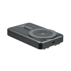Battery Bank 10.000 mAh Magsafe Qi 15W + Apple Watch charger + Cavi integrati Grigio