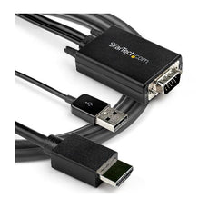 Cavo adattatore convertitore da VGA a HDMI con audio USB 2m
