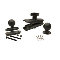 RAM MOUNT KIT, FLAT CLAMP BASE, MEDIUM ARM, 8.5 inches (215mm), BALL FOR VEHICLE DOCK REAR