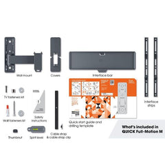 Serie QUICK - TVM 1443 Staffa girevole Extreme full-motion, per TV da 32 a 65 pollici