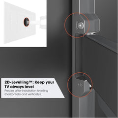 Serie ELITE- TVM 5845 Staffa TV 3 Snodi, per TV da 55 a 100 pollici