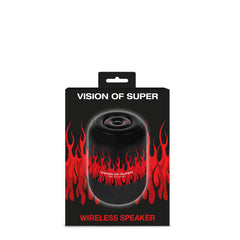 VISION OF SUPER - Speaker wireless, potenza audio 5 Watt, funzione TWS, resistenti all'acqua, porta USB-C, laccetto per trasporto, porta AUX