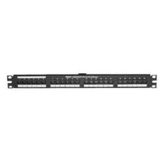 PANNELLO 1U CON 50 RJ45U CAT.3 NERO