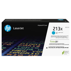 Cartuccia toner originale ciano ad alta capacità LaserJet HP 213X