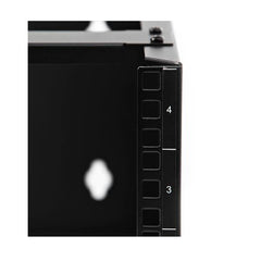Rack 4U per il montaggio a parete - Rack di rete da 19" - profondo 13,78 pollici (profilo basso) - Staffa a muro per pannello patch per switch di rete, apparecchiature IT - Capacit