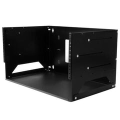 Armadio Rack per Montaggio a Parete con Ripiano Incorporato 4U 19" - Server rack Open Frame con profondità regolabile - Quadro Rack Dati a 2 montanti per apparecchiature AV/Telecom