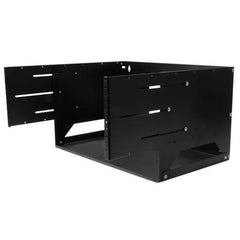 Armadio Rack per Montaggio a Parete con Ripiano Incorporato 4U 19" - Server rack Open Frame con profondità regolabile - Quadro Rack Dati a 2 montanti per apparecchiature AV/Telecom