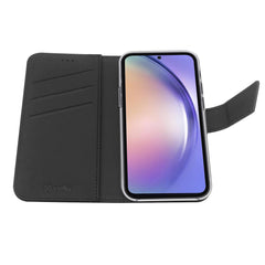 WALLY - Custodia a libro in pelle sintetica con chiusura flap magnetico, slot per carte e funzione stand compatibile con Samsung Galaxy A54 5G/ Galaxy A54 5G Enterprise Edition