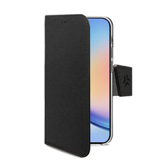 WALLY - Custodia a libro in pelle sintetica con chiusura flap magnetico, slot per carte e funzione stand compatibile con Samsung Galaxy A35 5G/ Galaxy A35 5G Enterprise Edition