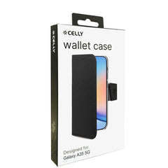 WALLY - Custodia a libro in pelle sintetica con chiusura flap magnetico, slot per carte e funzione stand compatibile con Samsung Galaxy A35 5G/ Galaxy A35 5G Enterprise Edition