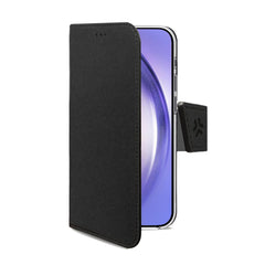 WALLY - Custodia a libro in pelle sintetica con chiusura flap magnetico, slot per carte e funzione stand compatibile con Samsung Galaxy A55 5G/ Galaxy A55 5G Enterprise Edition