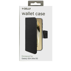 WALLY - Custodia a libro in pelle sintetica con chiusura flap magnetico, slot per carte e funzione stand per Samsung Galaxy S24 Ultra 5G/ Galaxy S24 Ultra 5G Enterprise Edition